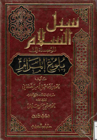 Image of سبل السلام الموصلة إلى بلوغ المرام (الجزء 3)