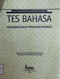 Image of (مصور) Tes bahasa: Pegangan bagi Pengajar Bahasa
