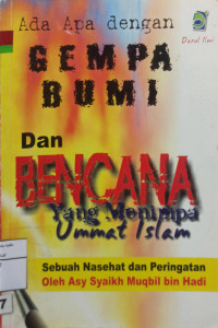 Image of Ada ada dengan gempa bumi dan bencana yang menimpa ummat Islam