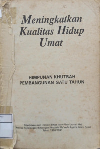 Image of Meningkatkan Kualitas hidup Umat