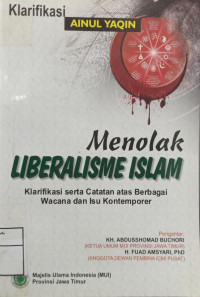 Image of Menolak Liberalisme Islam