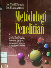 Image of Metodologi Penelitian
