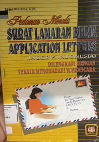 Image of Pedoman menulis surat lamaran kerja