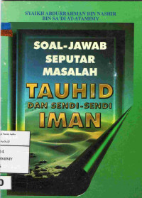 Image of Soal Jawab Seputar Maslah Tauhid dan Sendi Sendi Iman