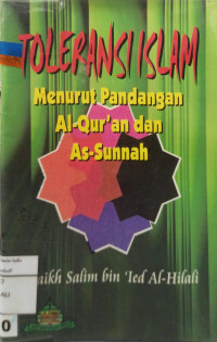 Image of Toleransi Islam menurut pandangan Al-Qur'an dan As-Sunnah